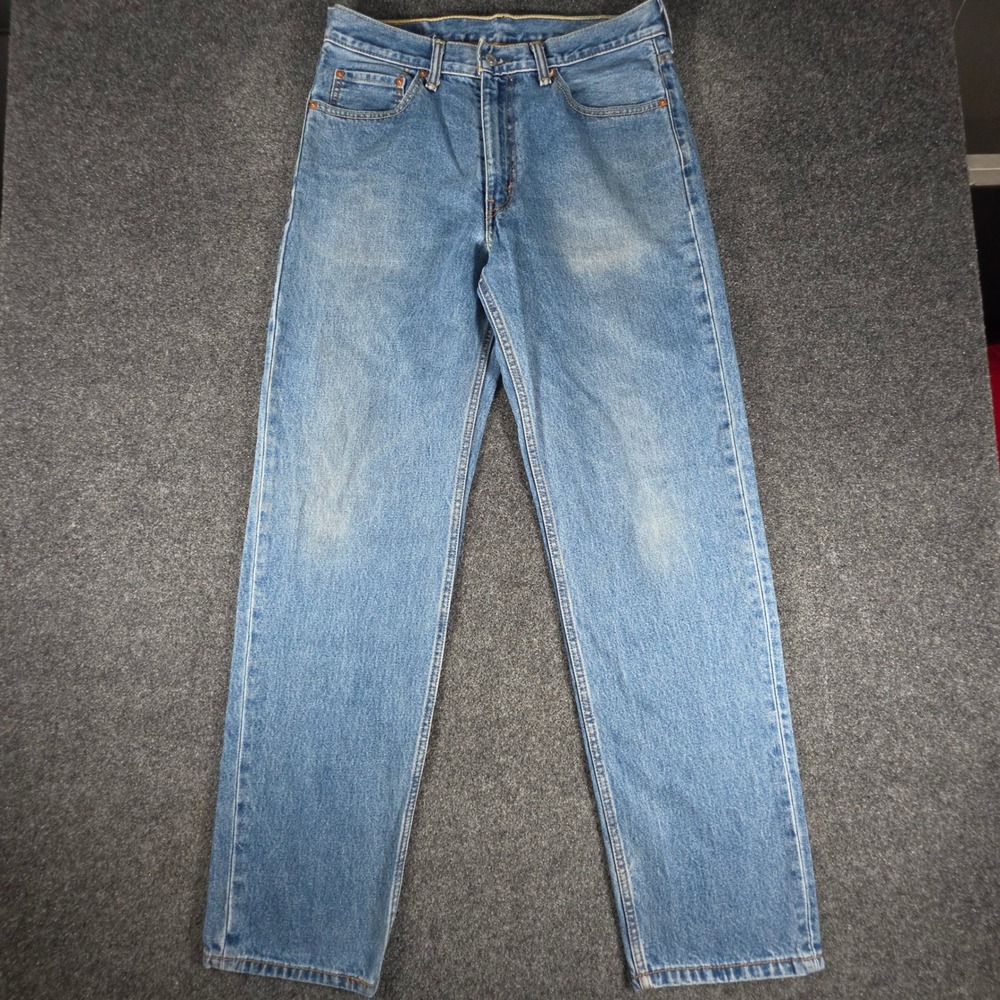 Levi's 550 Relaxed Fit Jeans Mens 33x34 Blue Medium Wash Tapered Leg Denim